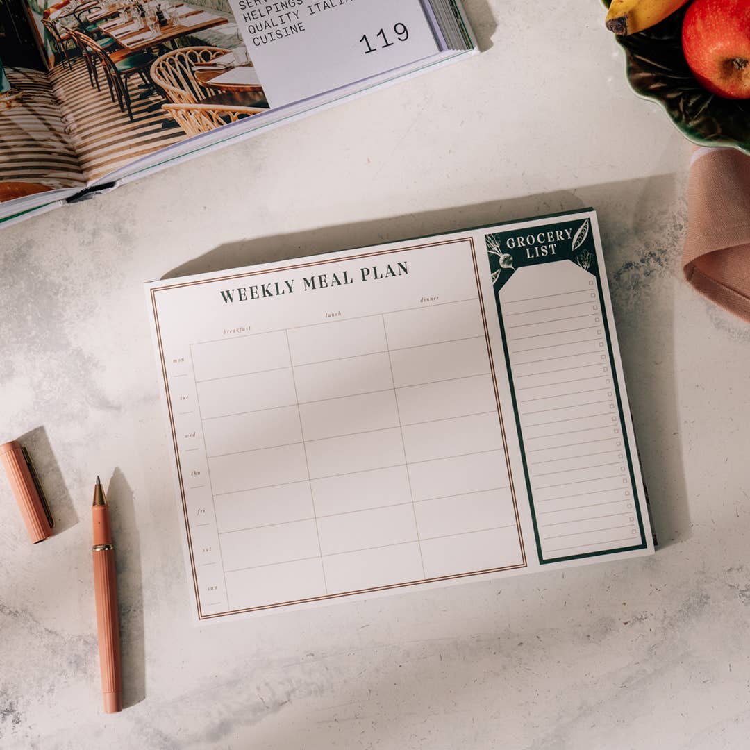 Harvest Weekly Meal Planner & Grocery List (Undated)