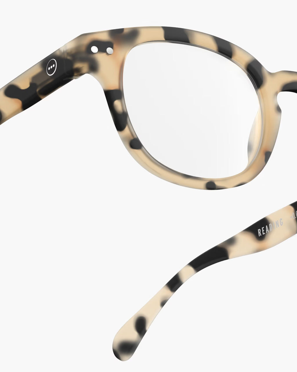 #C Light Tortoise Reading Glasses