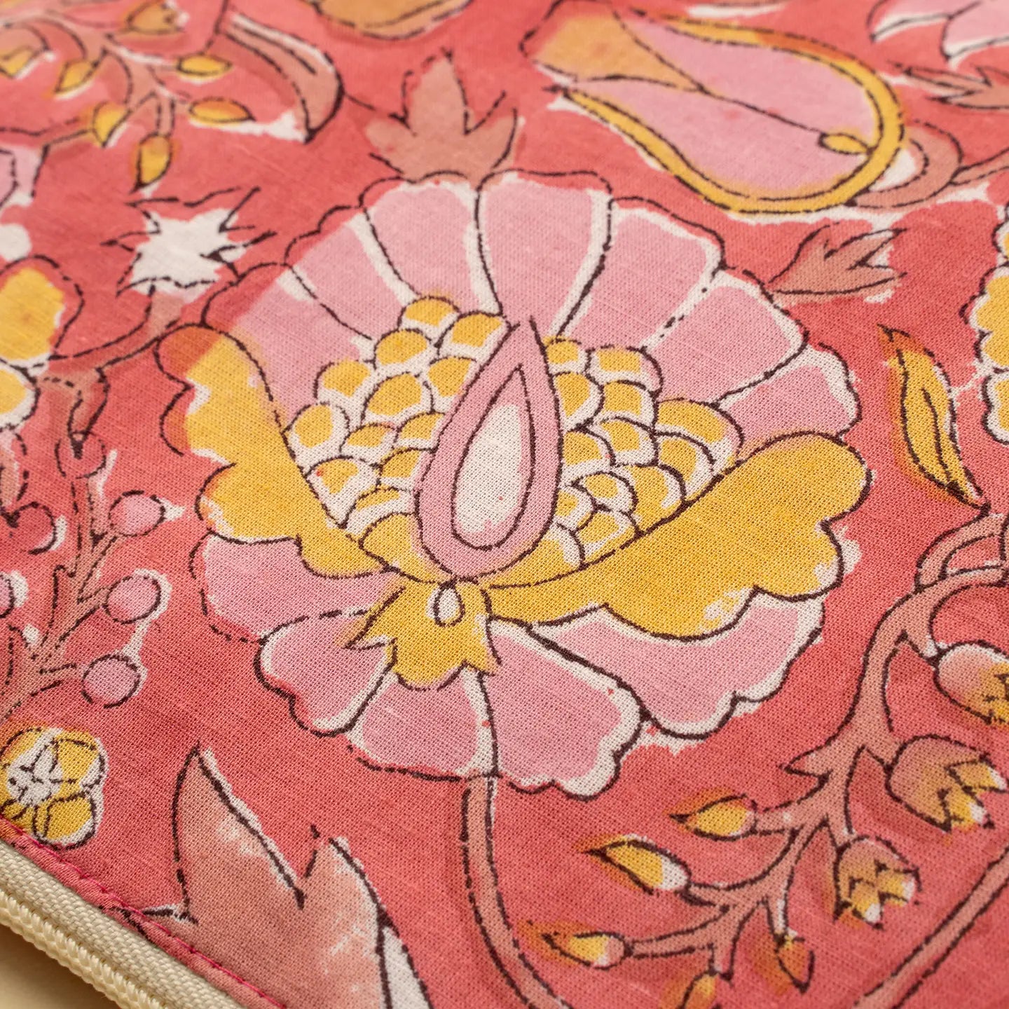 Block Print Pouch