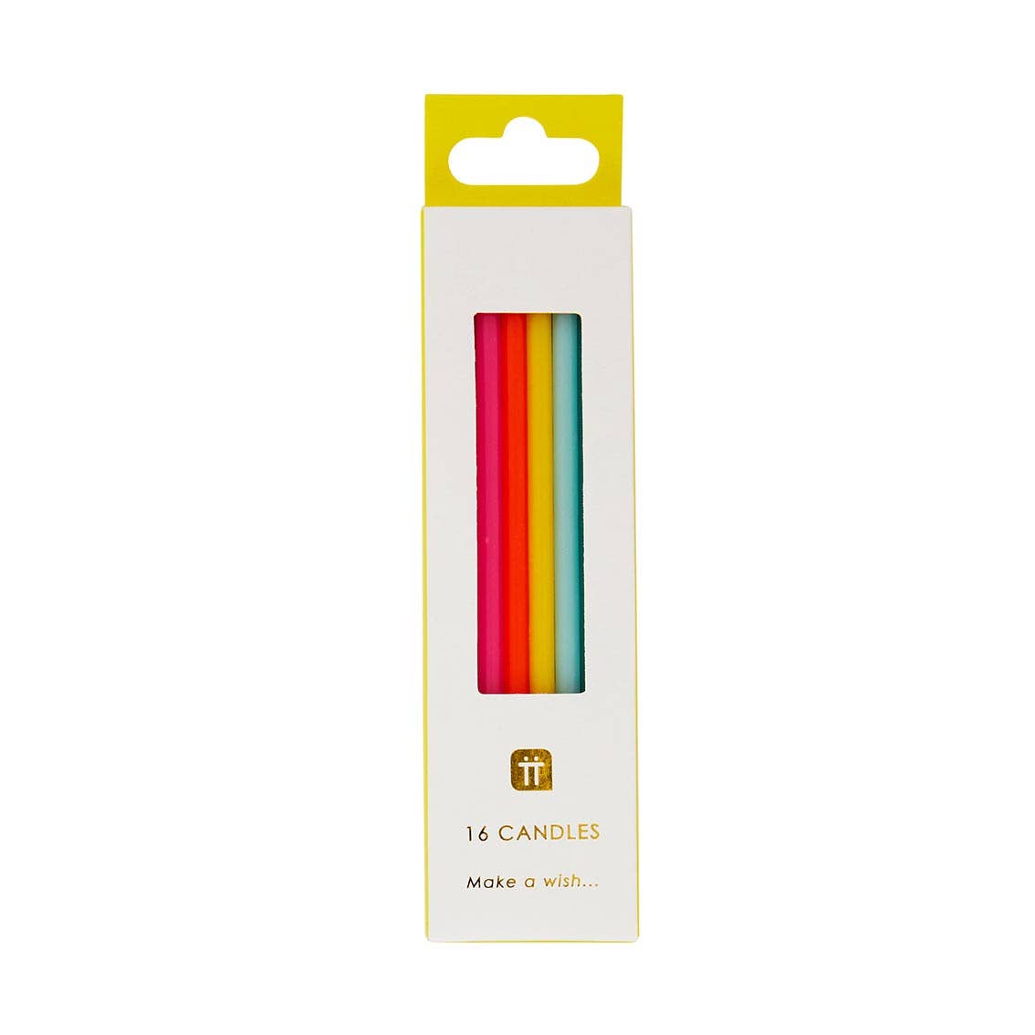 Rainbow Birthday Candles