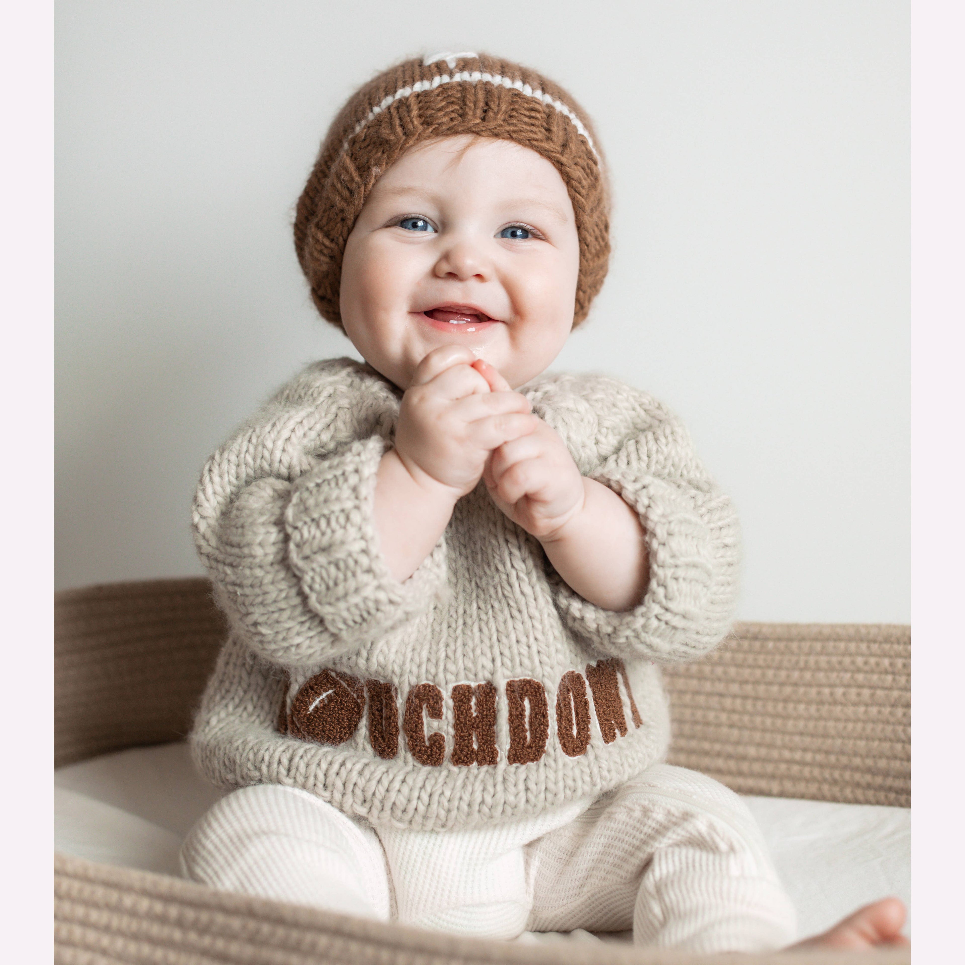 Touchdown Football Baby Sweater