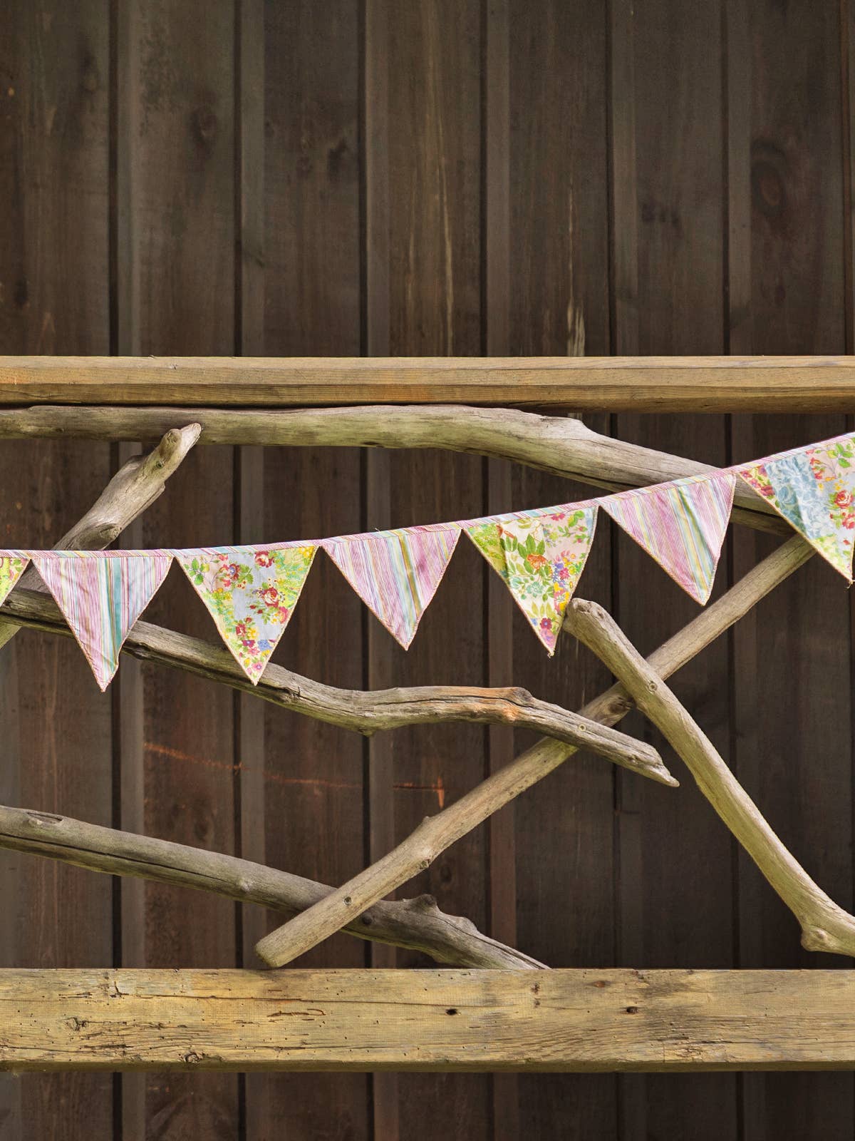 Garden Collage Pennant Banner