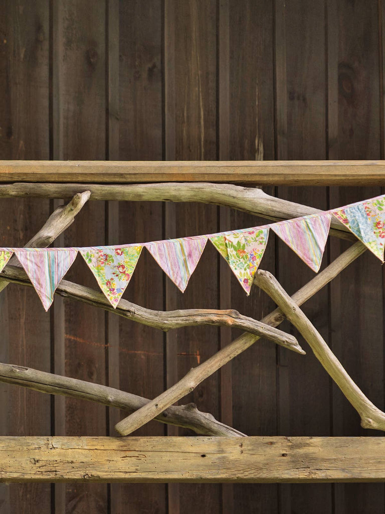 Garden Collage Pennant Banner