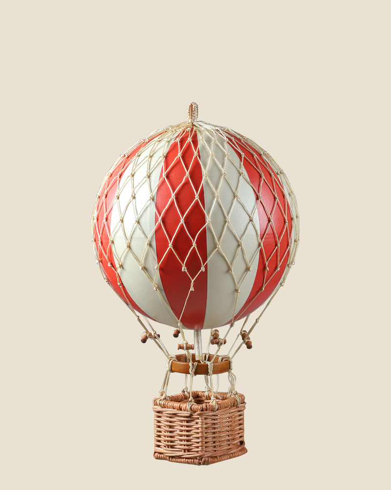 8" Balloon Red Stripe