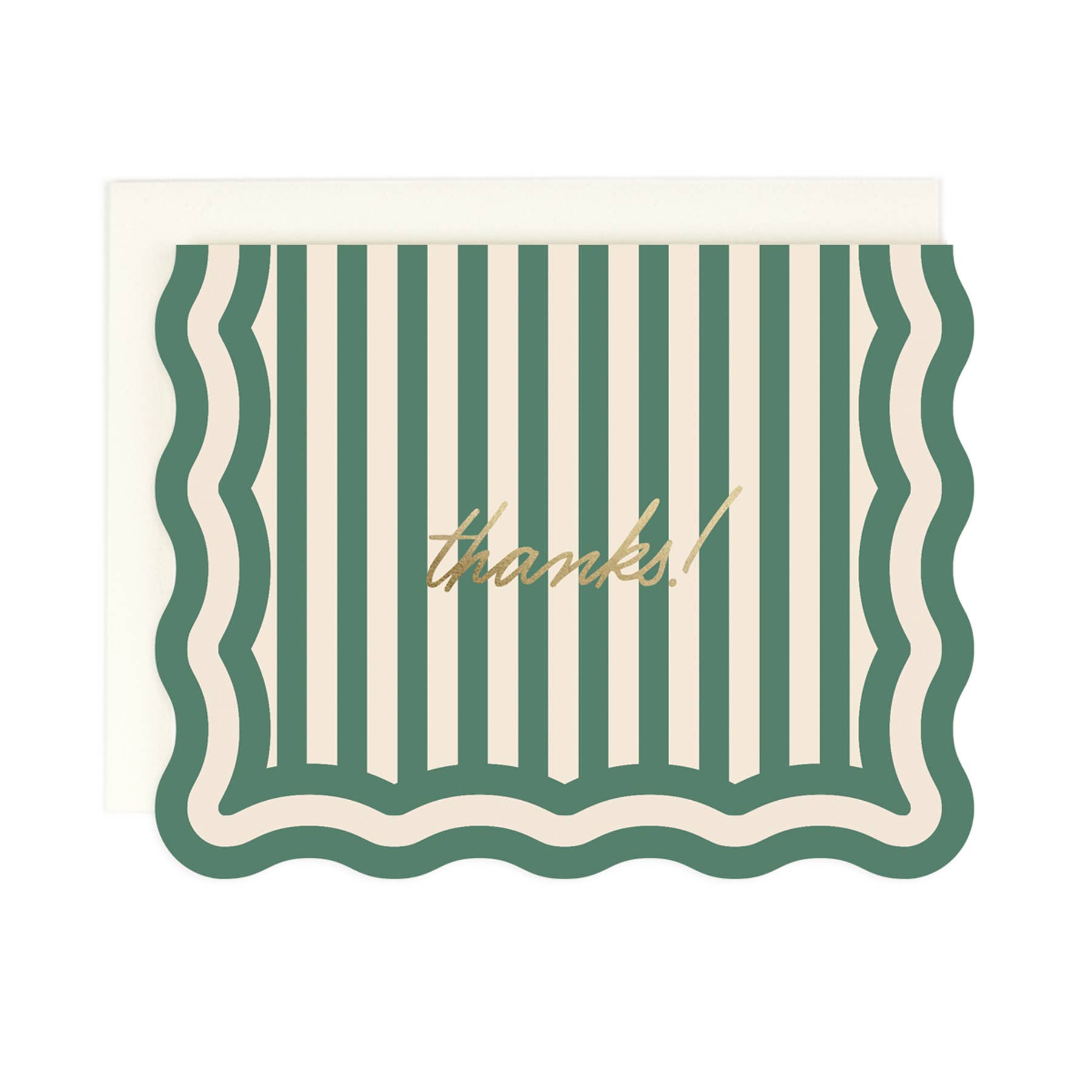 Thanks! Striped Boxed Greeting Cards