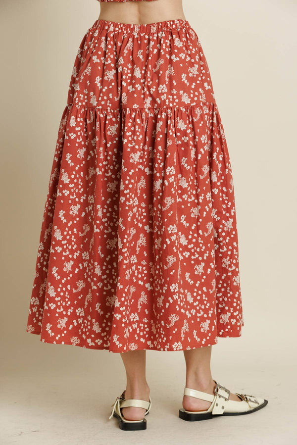 Floral Maxi Skirt