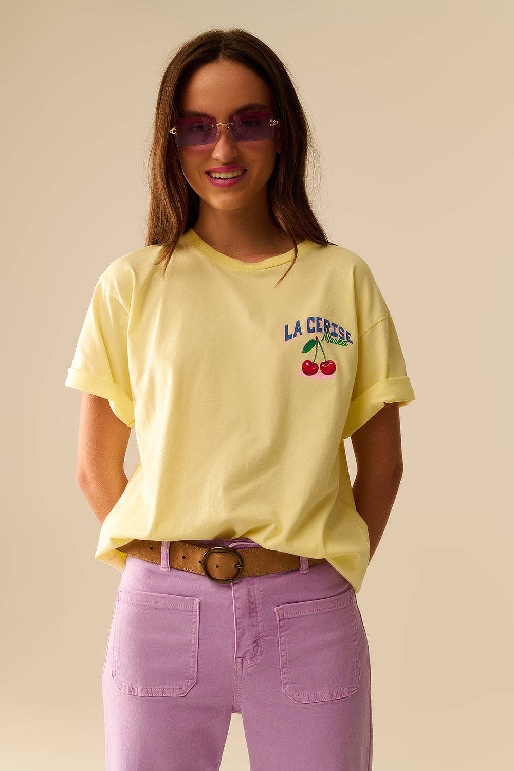 La Cerise Market Yellow Tee