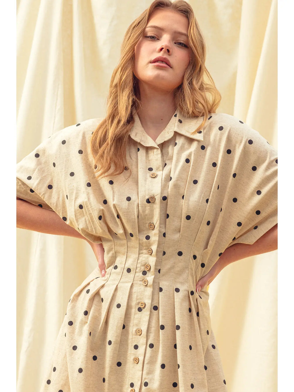 Polkadot Print Dress