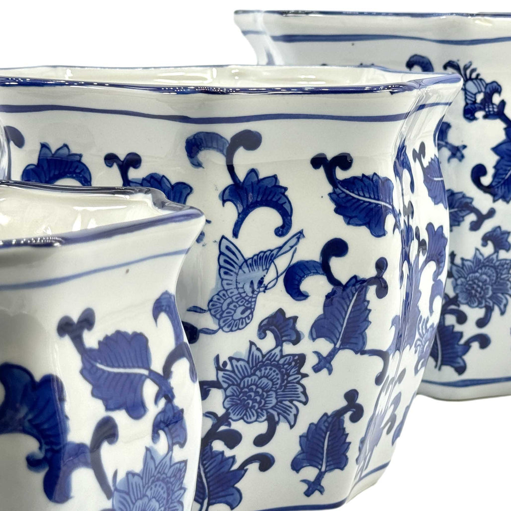 Chinoiserie Planter Pots- Asst Sizes