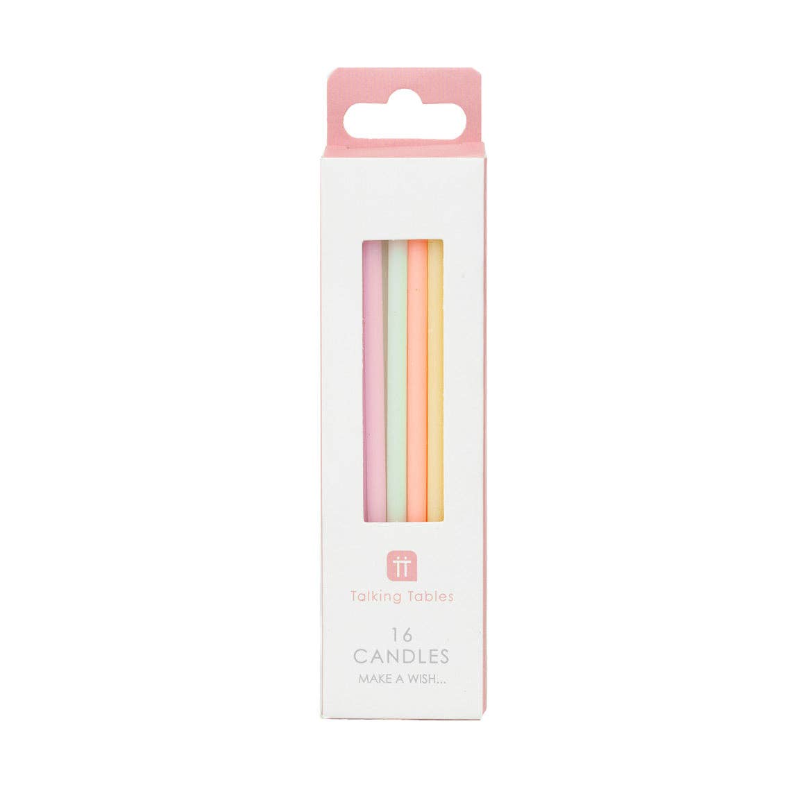 Tall Pastel Birthday Candles