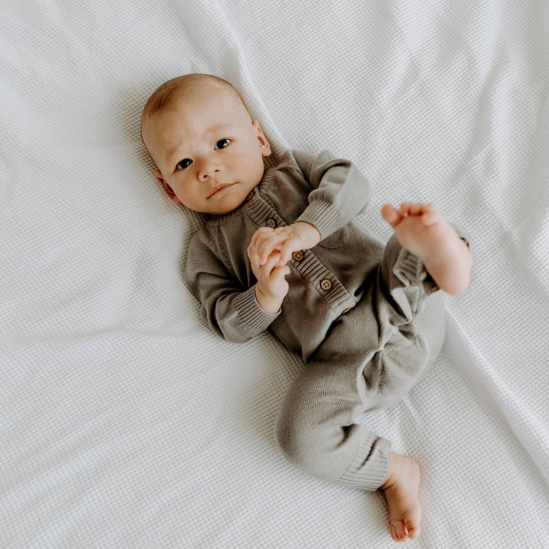 Milan Sweater Knit Baby Jumpsuit