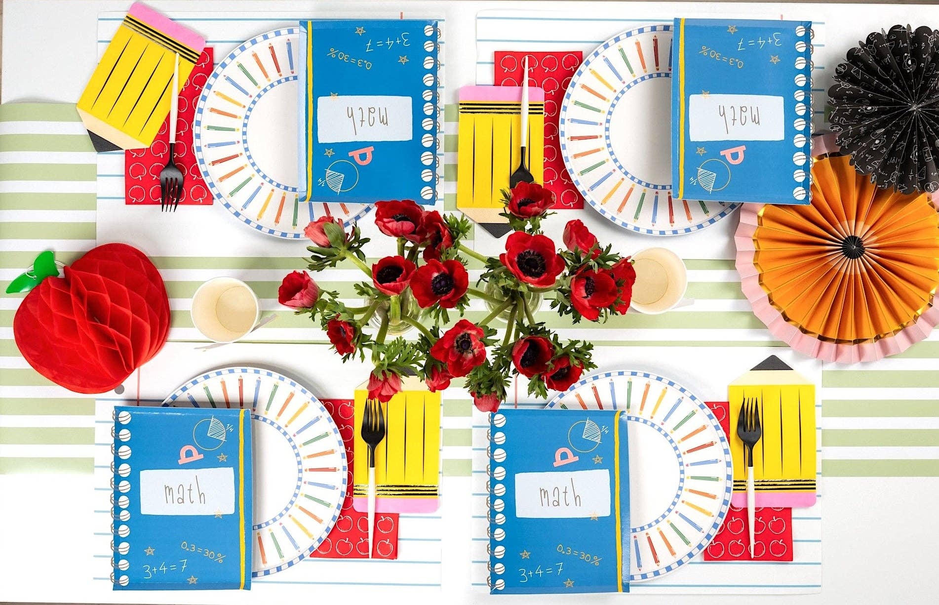 Pencil Dinner Plates