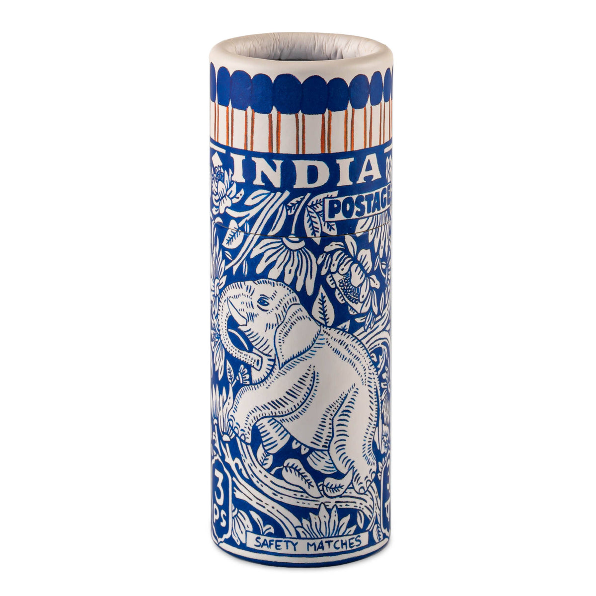 Elephant Stamp Small Cylinder Safety Matches