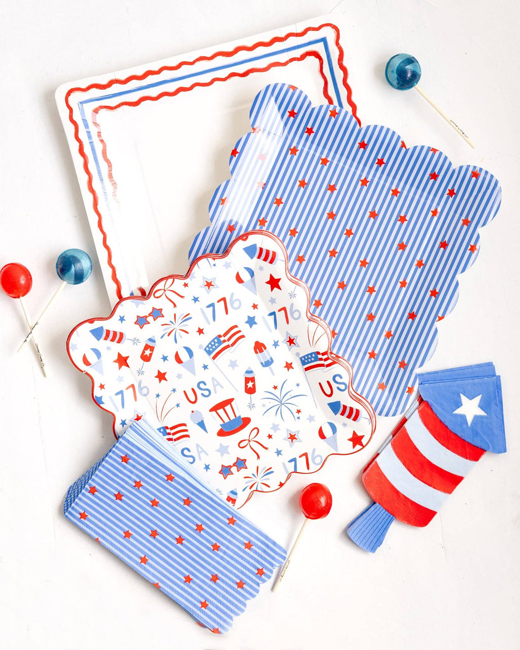 Border Paper Plate Set