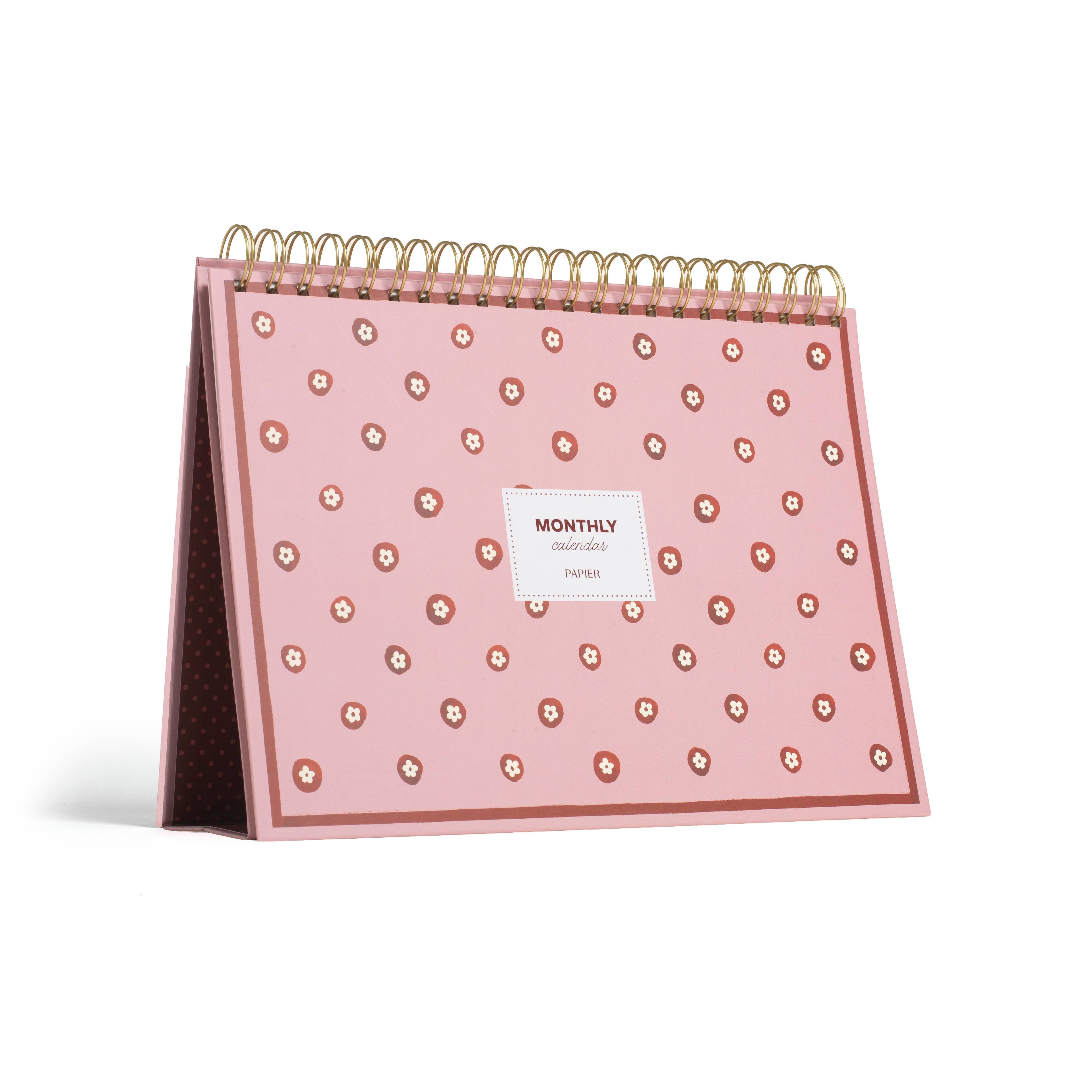 Sunlit Cross-Stitch Monthly Desk Planner (Undated)