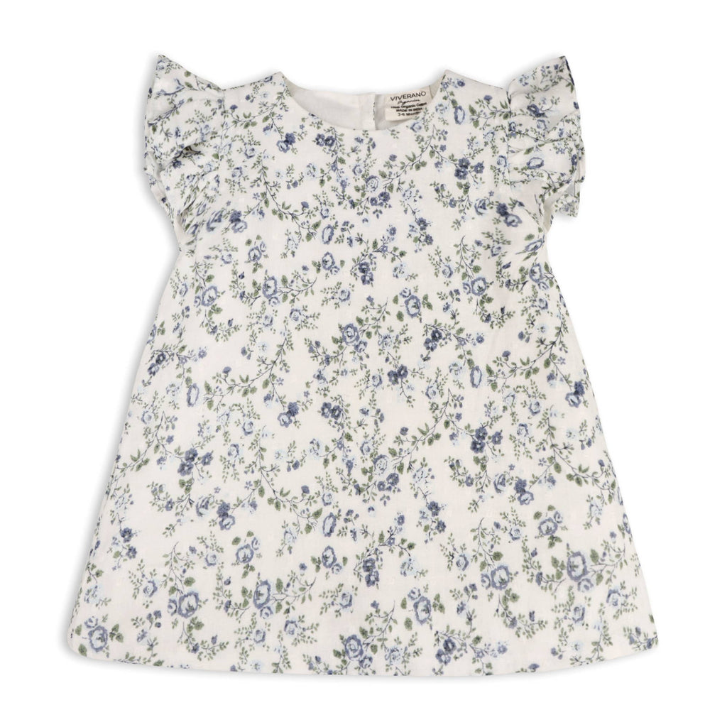 Celia Floral Baby Bow Blouse +Bloomer (Organic)