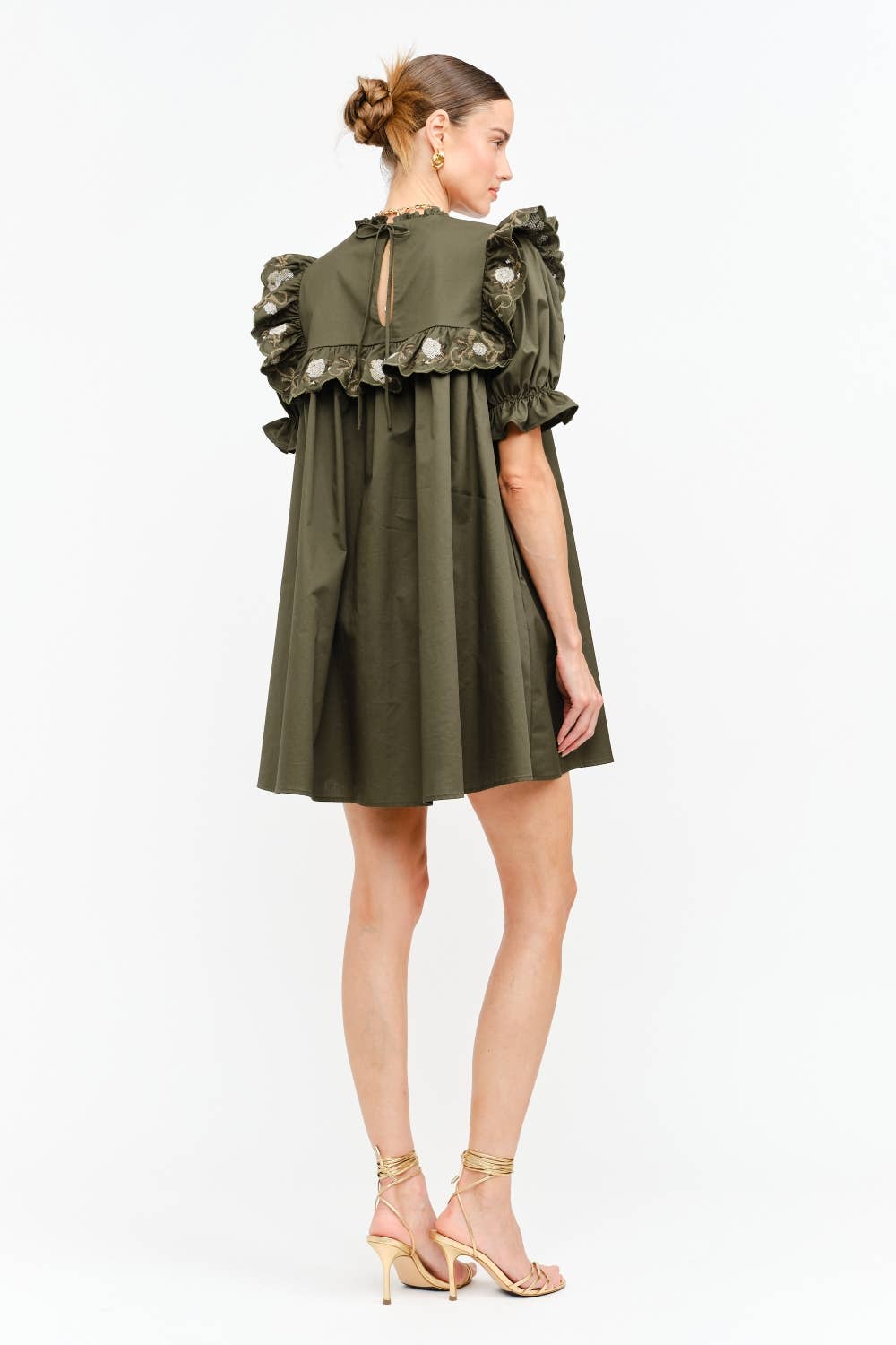 Sera Olive Dress