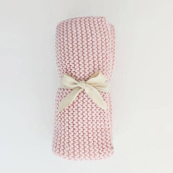Garter Stitch Knit Baby Blanket