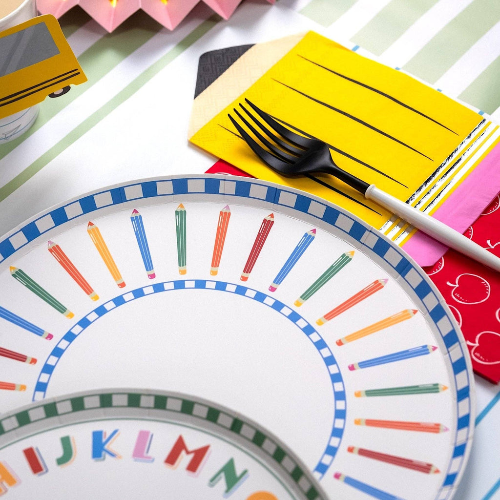 Pencil Dinner Plates