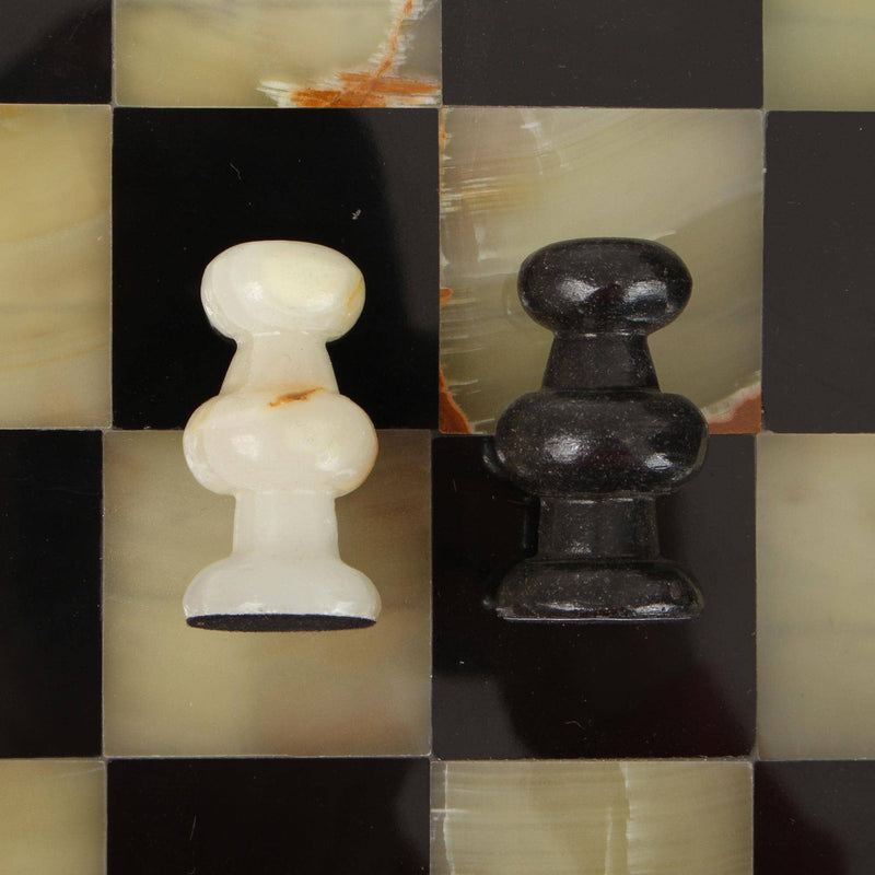 Handmade Onyx And Marble Chess Set