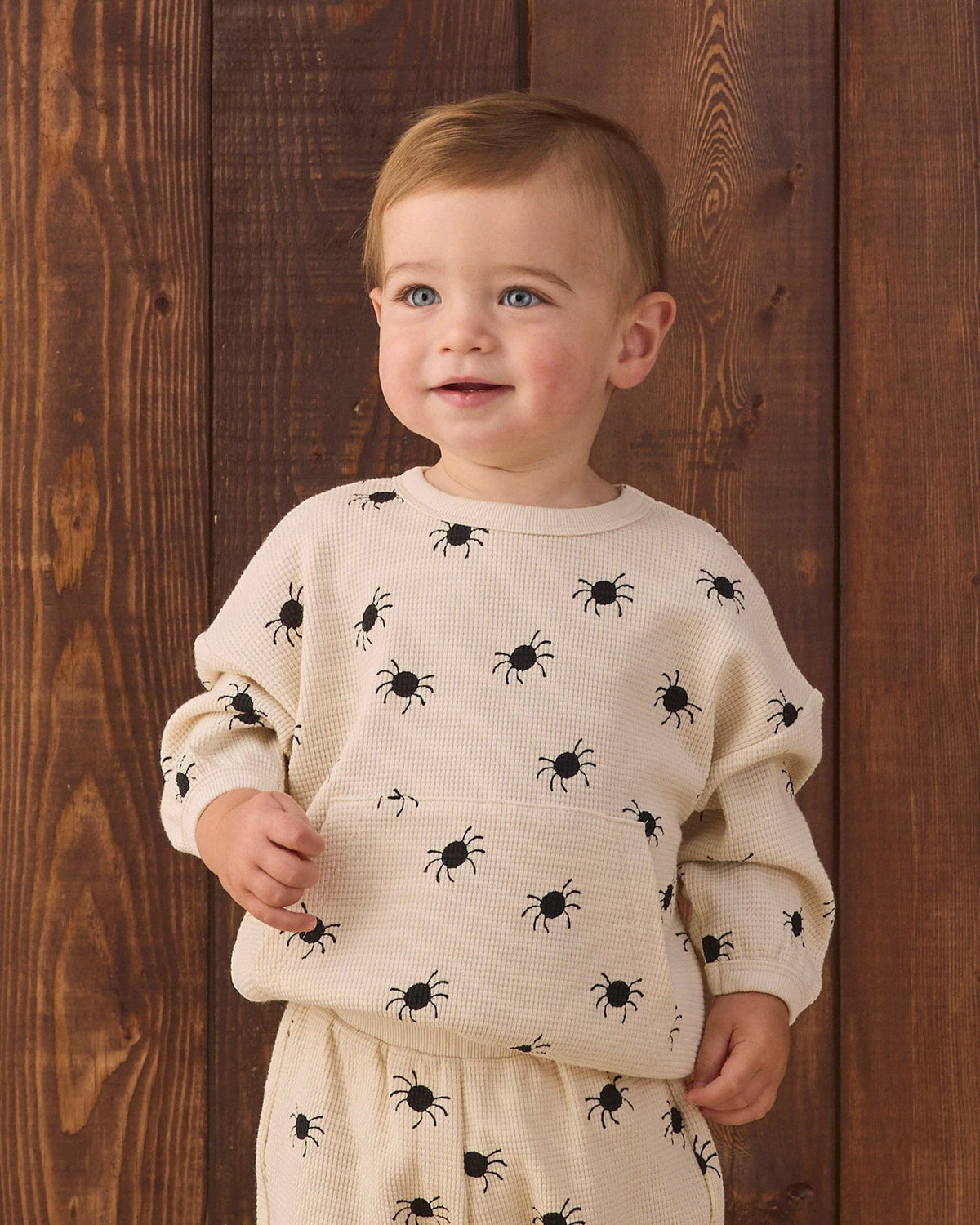 Bitsy Spider Waffle Slouch Set