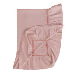 Pink Ruffled Edge Tablecloth