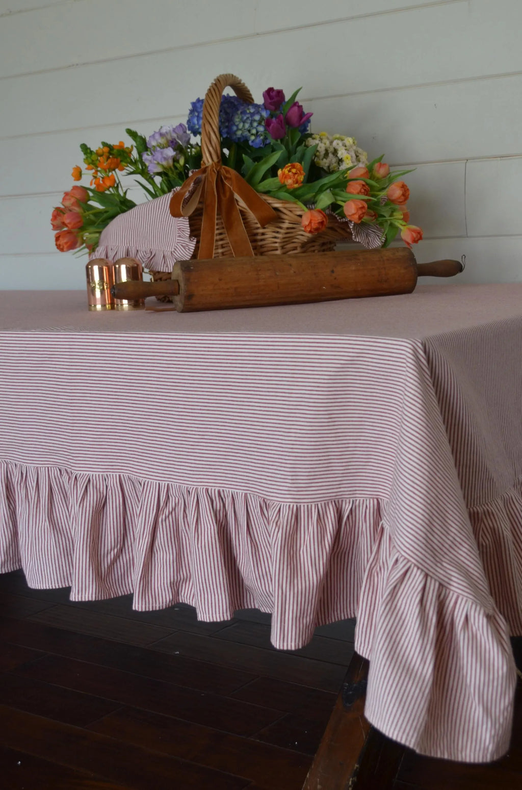 Heritage Ticking Stripe Tablecloth