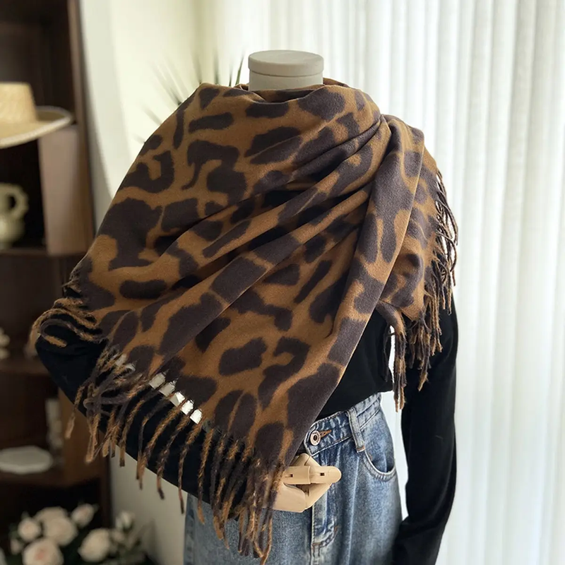 Leopard Print Scarf