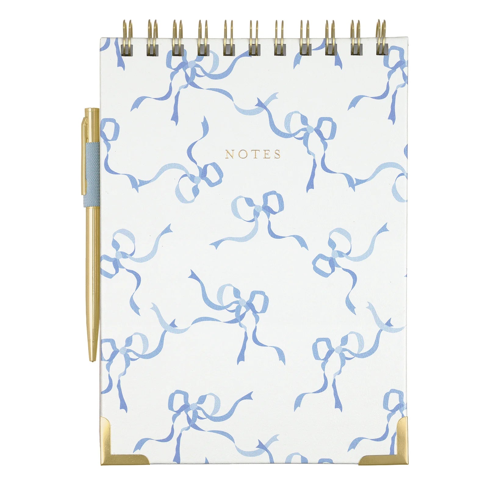 Laura Ashley Heirloom Cottage Blue Bows Steno Pad
