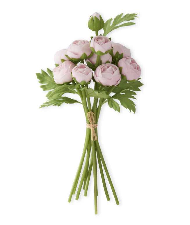 Pink Real Touch Ranunculus Bundle