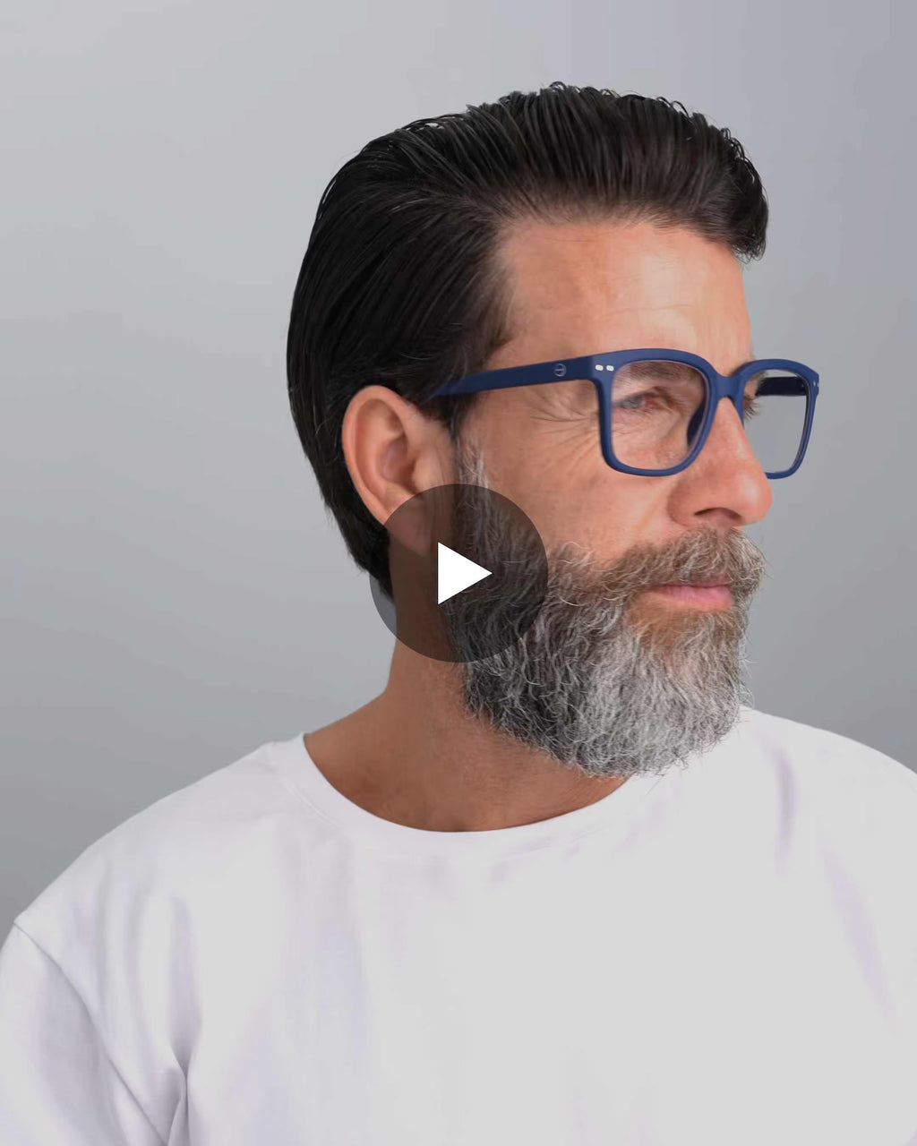 #L Navy Blue Reading Glasses