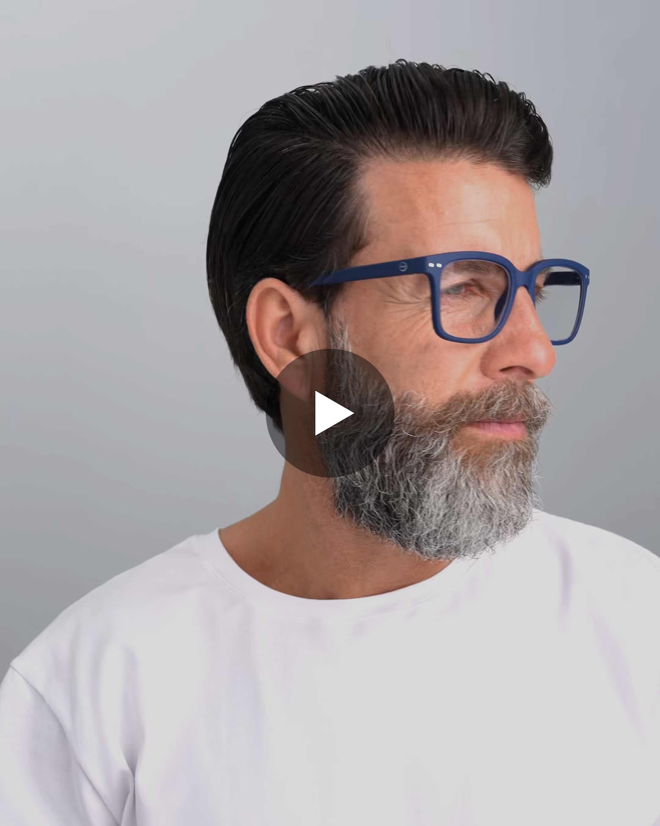 #L Navy Blue Reading Glasses