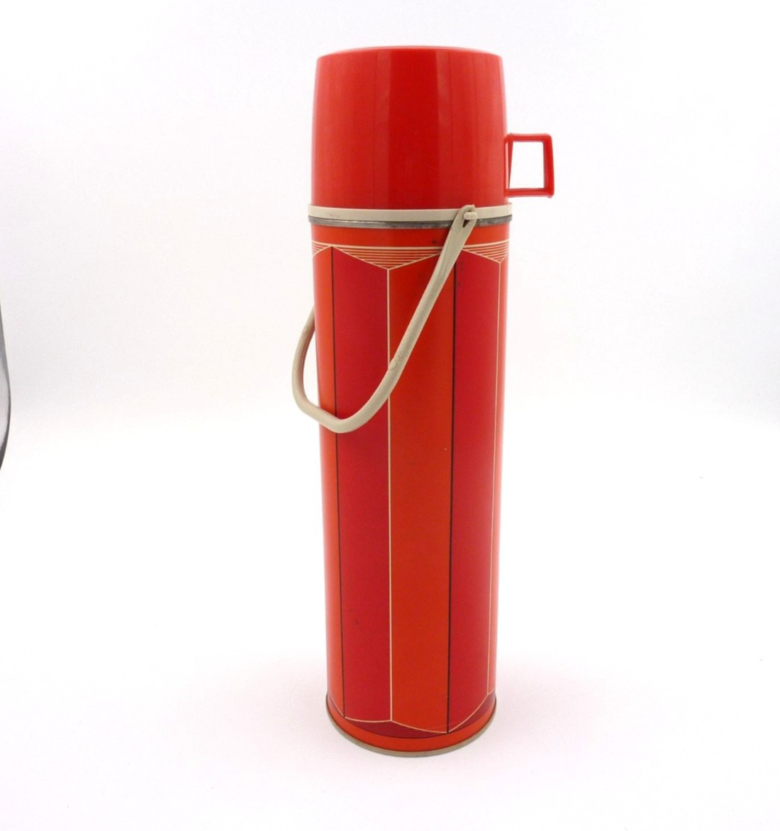 Vintage Red/Orange Thermos