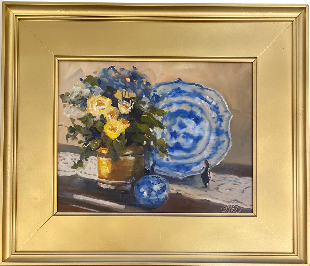 Blue and Yellow Still Life