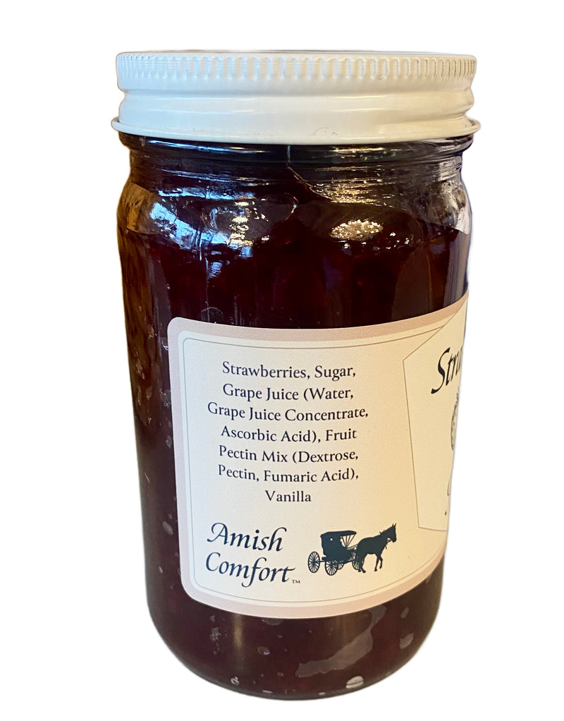 Amish Strawberry Jam- 10oz