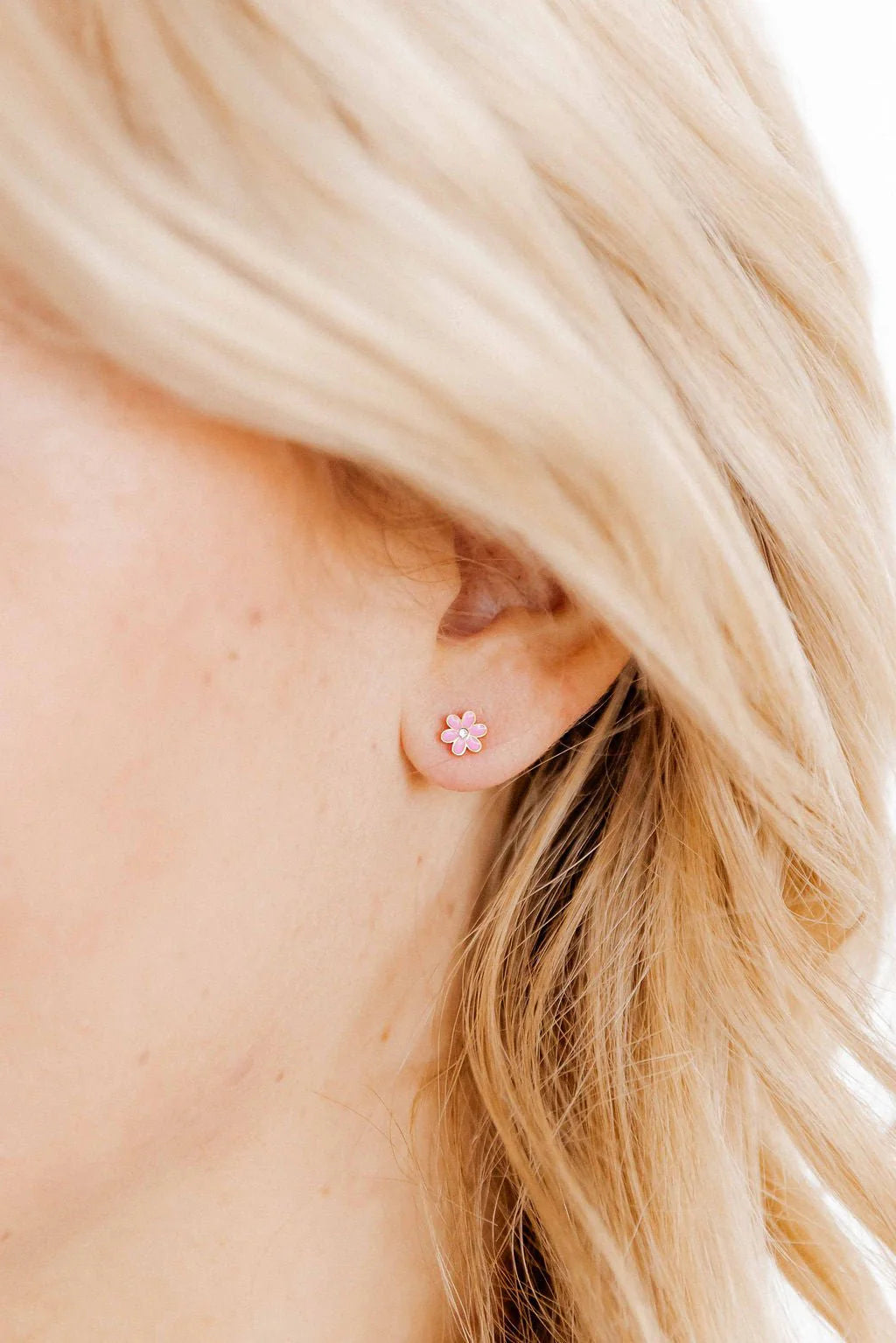 Screwback Flat Back Stud Earrings