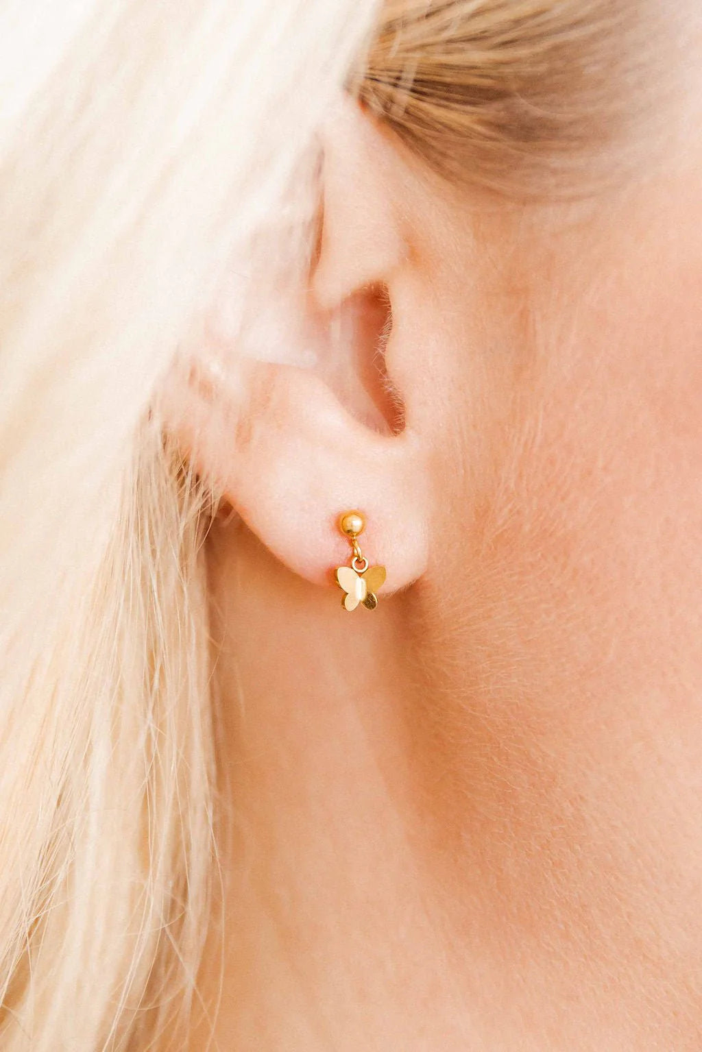 Screwback Flat Back Stud Earrings