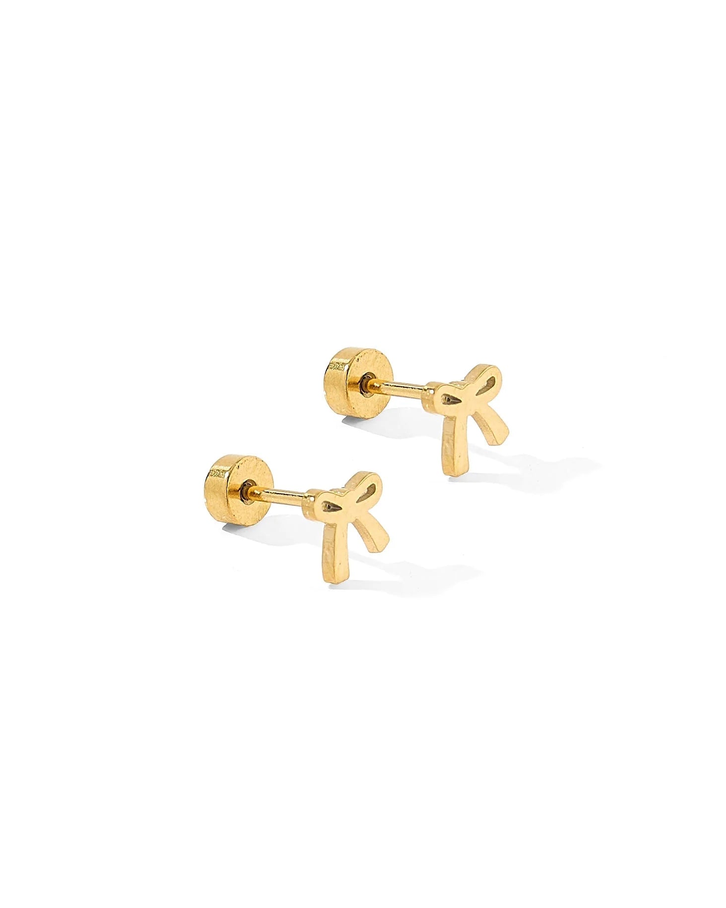 Screwback Flat Back Stud Earrings