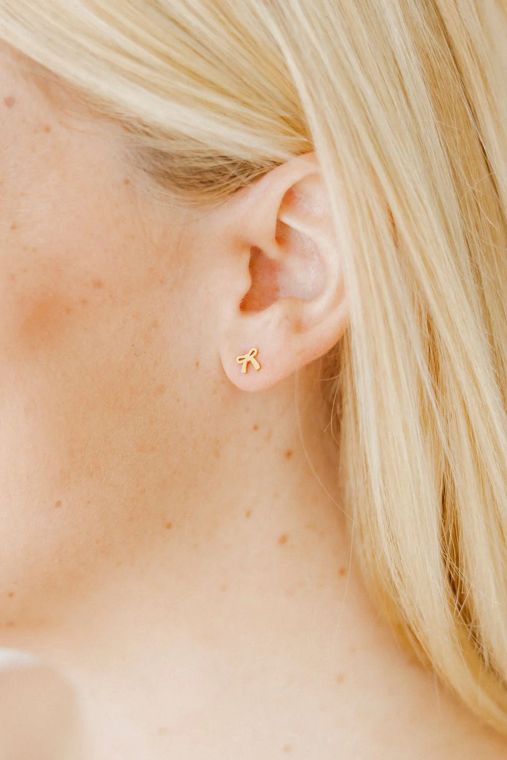 Screwback Flat Back Stud Earrings