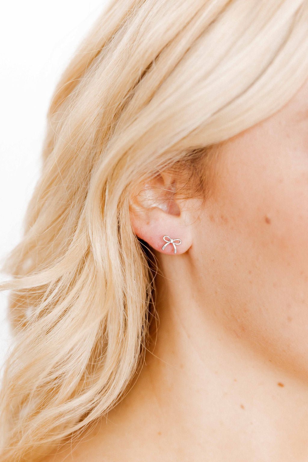 Screwback Flat Back Stud Earrings