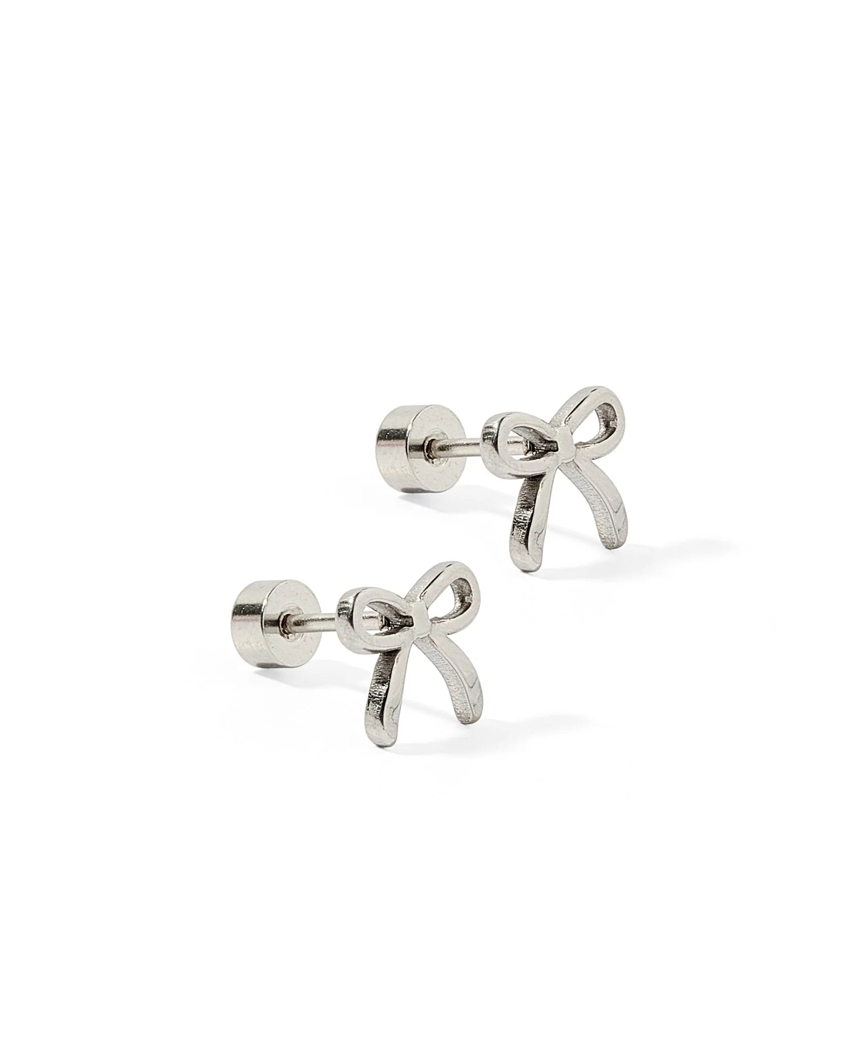 Screwback Flat Back Stud Earrings