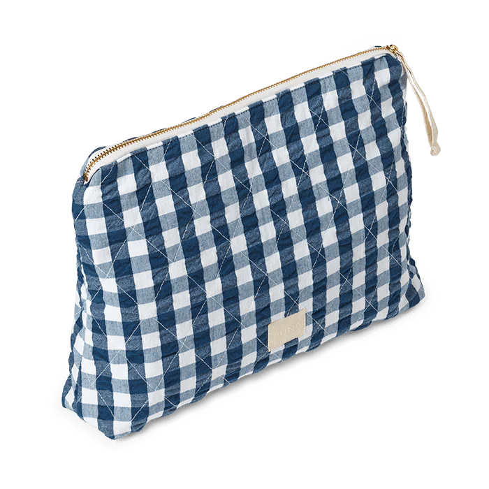 Karla Gingham Toiletry Bag