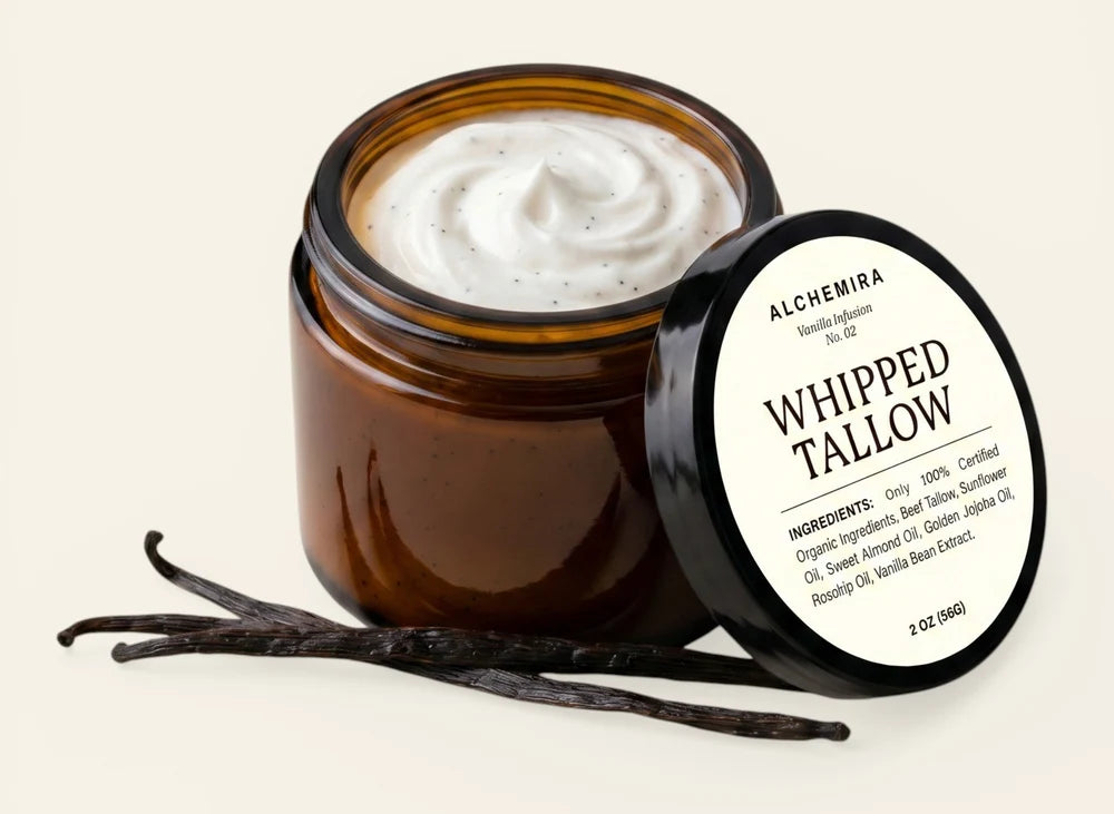 Vanilla Bean Whipped Tallow Cream