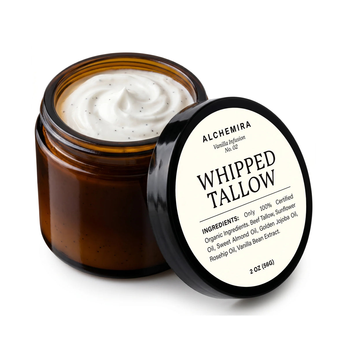 Vanilla Bean Whipped Tallow Cream