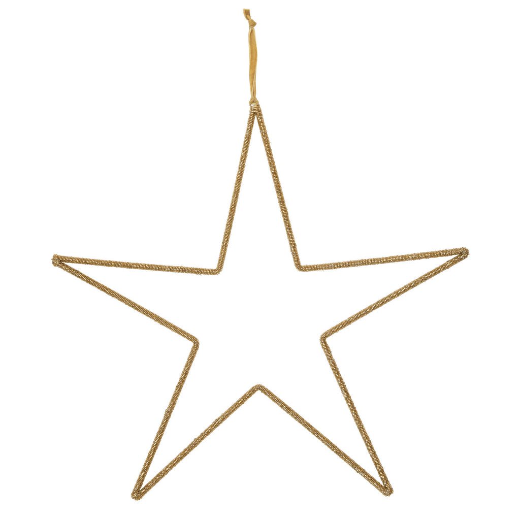 Glass Bead Hanging Star