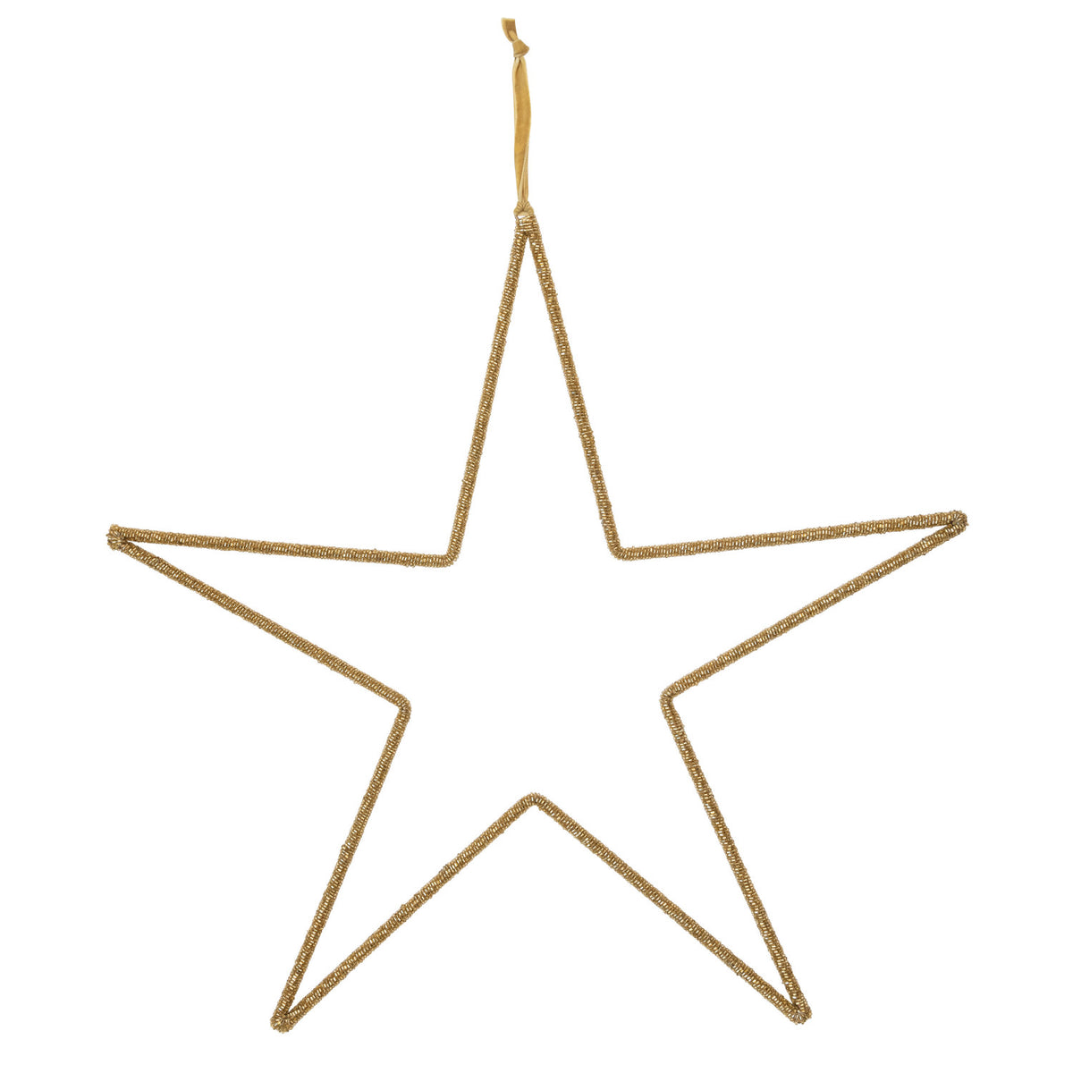 Glass Bead Hanging Star