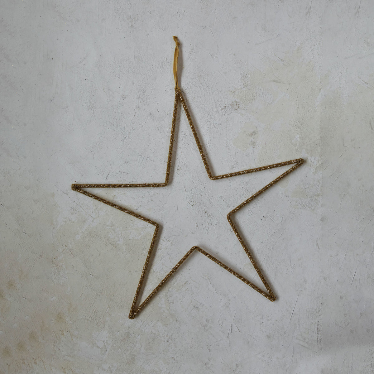 Glass Bead Hanging Star