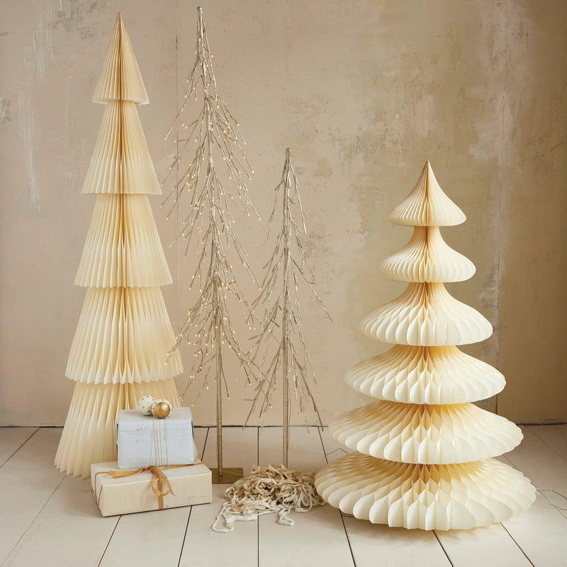 Pre-Lit Plastic Tree