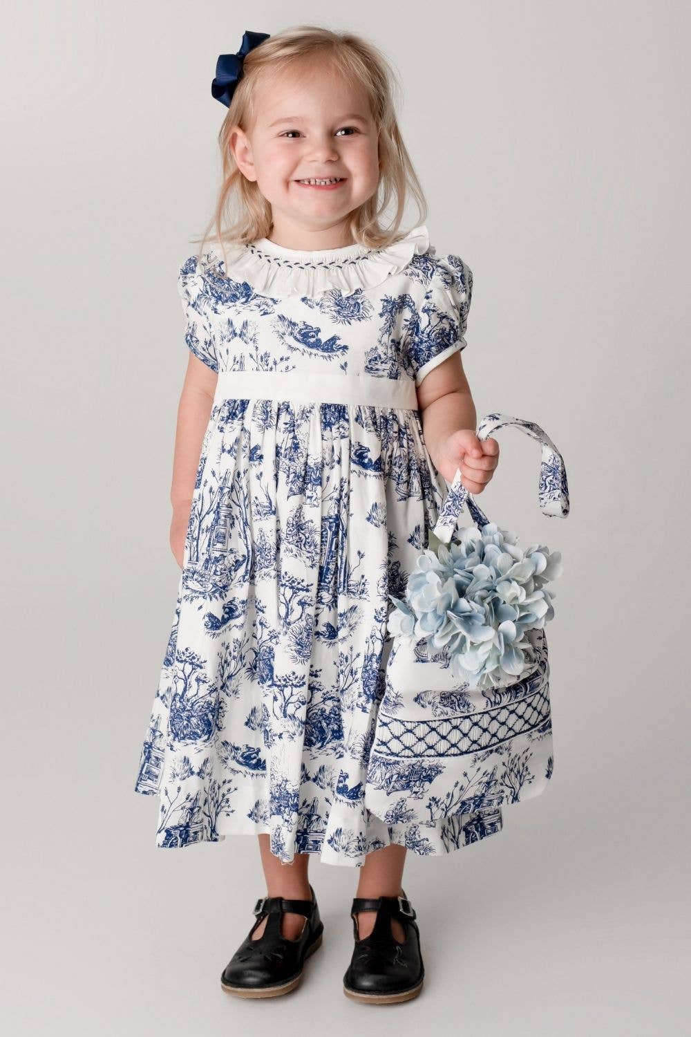 GENEVIEVE smocked dress