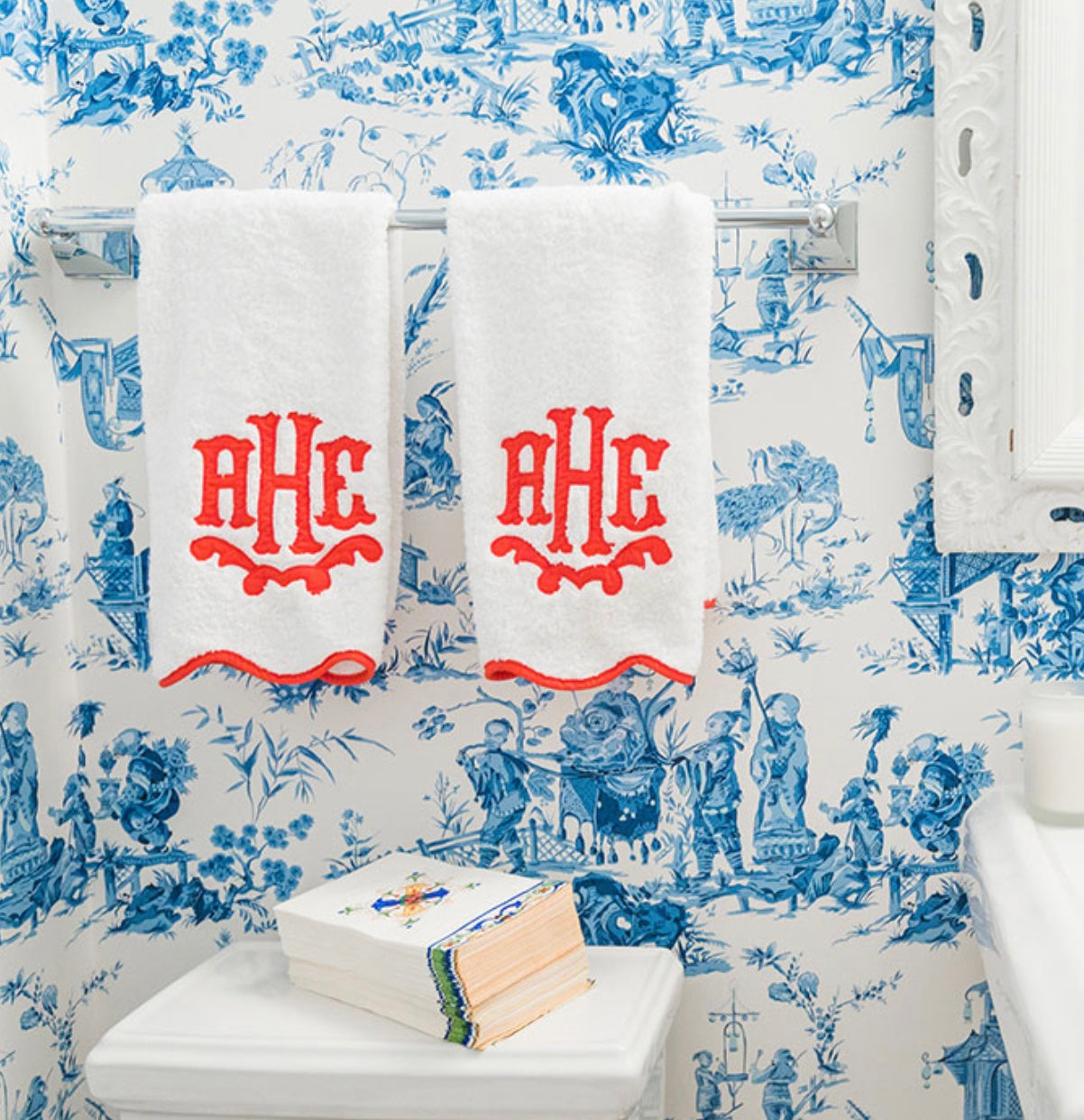 China Blue Chinois Wallpaper